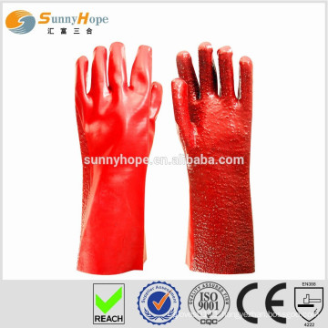 heavy duty PVC coated gloves